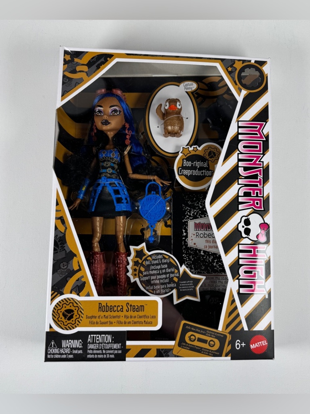 MONSTER HIGH BOO-RIGINAL CREEPRODUCTION ROBECCA STEAM 2026 IN HAND WAVE 4